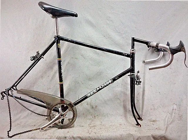 1980 Sekai 2400 Touring Road Bike Frame Set 57cm Medium Tange Lugged Steel Cafe~