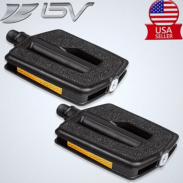 BV Road Bicycle MTB Pedals City/Commuter E-Bike Non-Slip Pedals Sealed Bearing