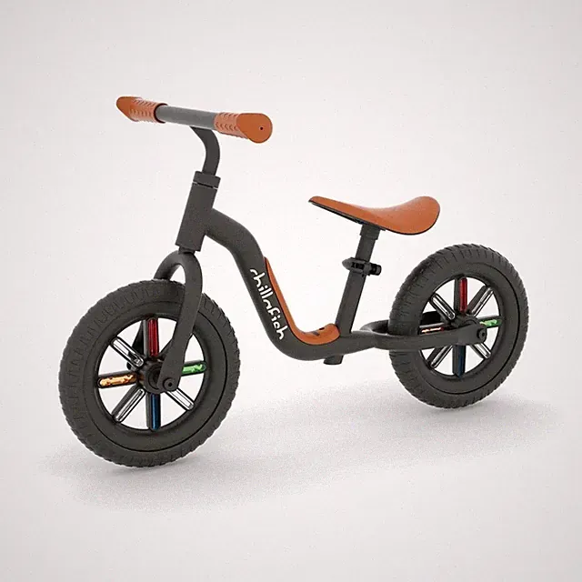 Chillafish Buzzi 10" Balance Bike Kids Toddler Lightweight Black FREESHIP