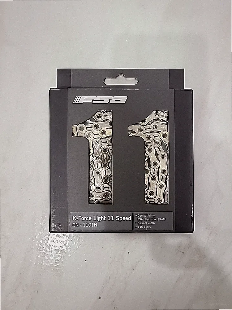 FSA K-FORCE LIGHT 11-Speed Bicycle Chain 5.6 mm 116 Links.- CN-1101N