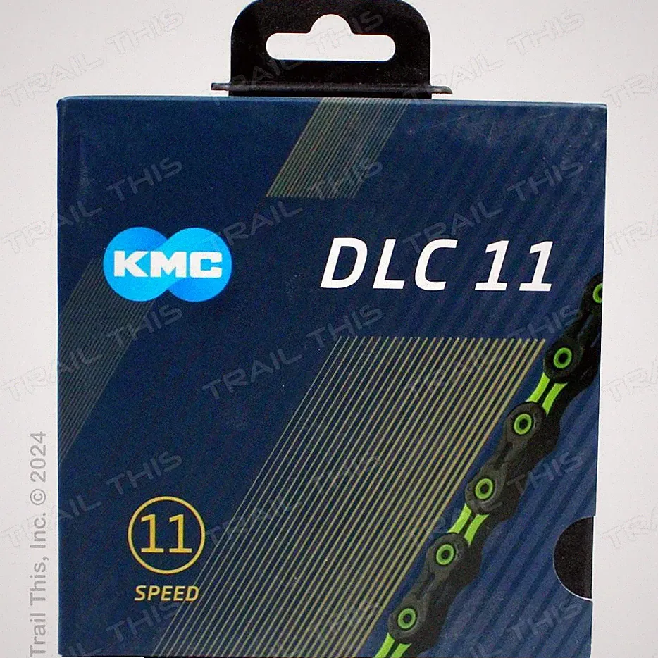 KMC DLC 11 Green & Black 11-Speed Bicycle Chain fits Campagnolo SRAM Shimano
