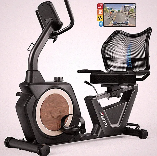 Magnetic Recumbent Exercise Bike for Home, 400LBS Capacity, Smart APP