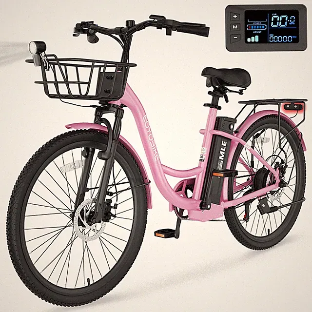 NAIZEA Adults Electric Bike 700W Peak Power Commuter Ebike & 36V 10.4Ah Battery