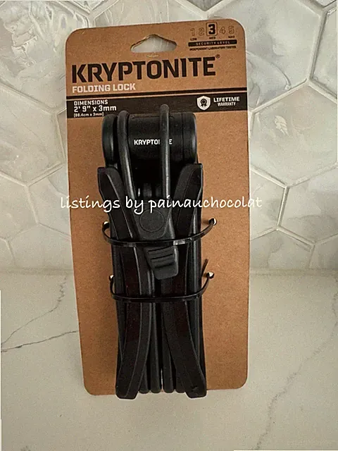 NEW Kryptonite Folding Bicycle Lock 2’9” Level 3