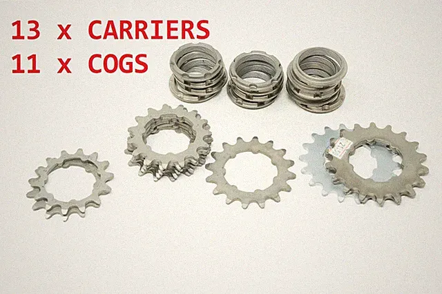 NOS STOCK LOT MICHE STEEL TRACK SPROCKET CARRIER OLD BIKE BICYCLE FIXED GEAR