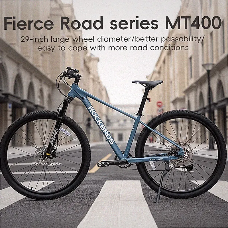 ROCKBROS MT400 29" Mountain Bike 10-Speeds 16/18/21" Frame Hydraulic Disc Brakes