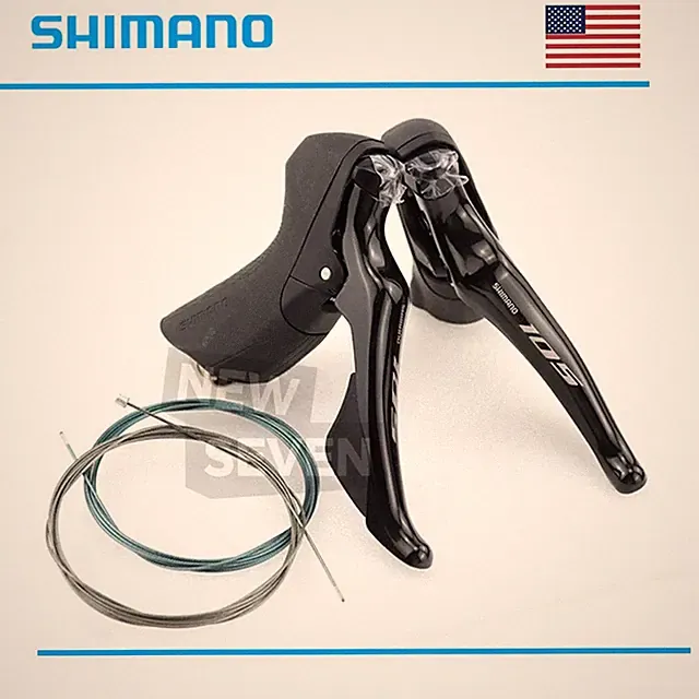 SHIMANO 105 ST-R7000 Dual Control Lever 2x11 Speed Road Bike Shifter Pair(OE)
