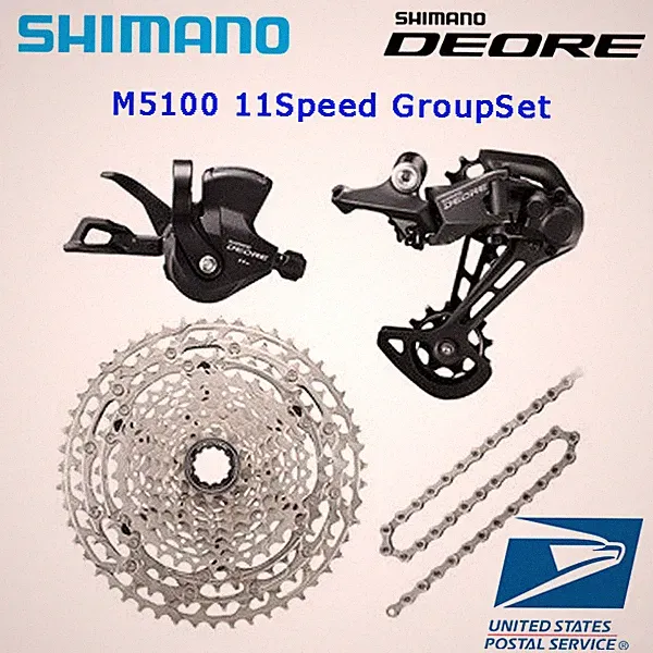Shimano DEORE 11 Speed M5100 4pcs Drivetrain Groupset 42T 51T