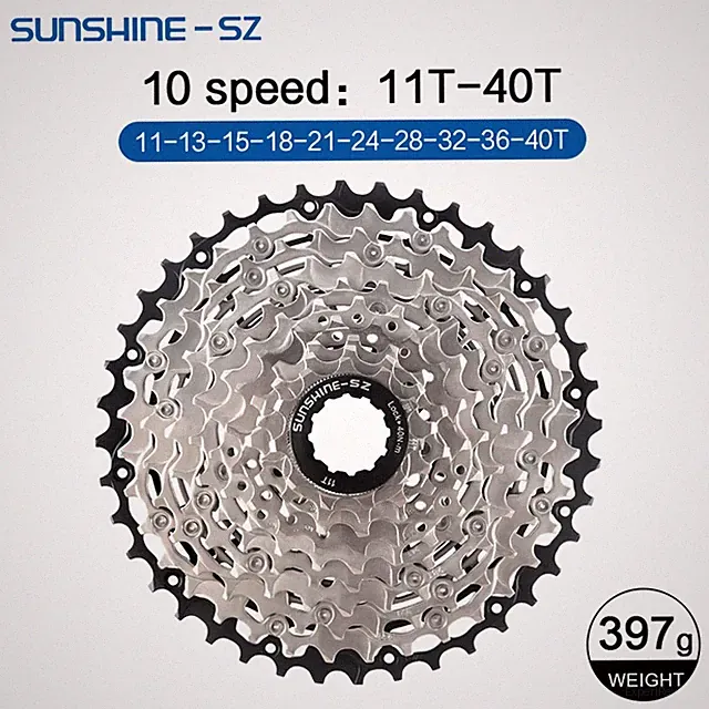 SUNSHINE MTB Cassette 8 9 10 11 12 Speed Mountain Bicycle Freewheel Extra Light
