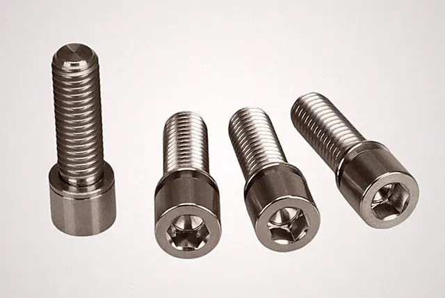 TITANIUM BMX Bicycle Stem Cap Bolt Set M8 X 1.25 X 24mm (11mm head) (Set of 4)