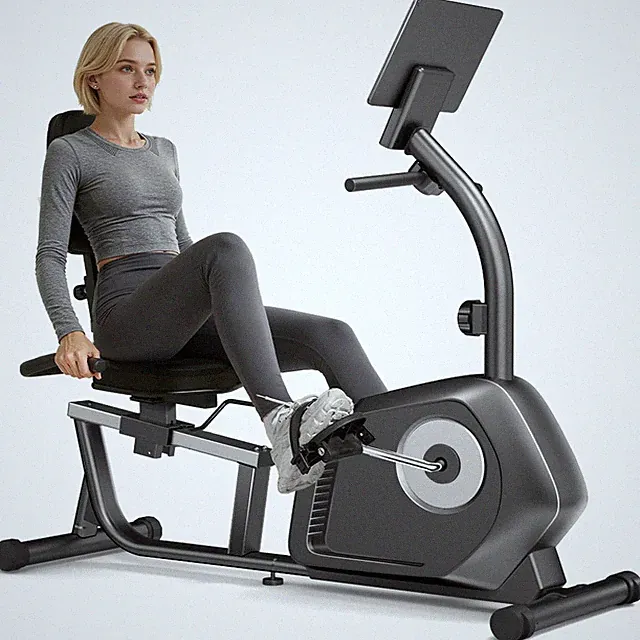 UMAY Exercise Bike, Recumbent Bike for 16 Level Magnetic Resistance